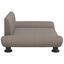 vidaXL Cama para perros de tela gris taupe 70x45x28 cm, , large indicador imagen numero 3