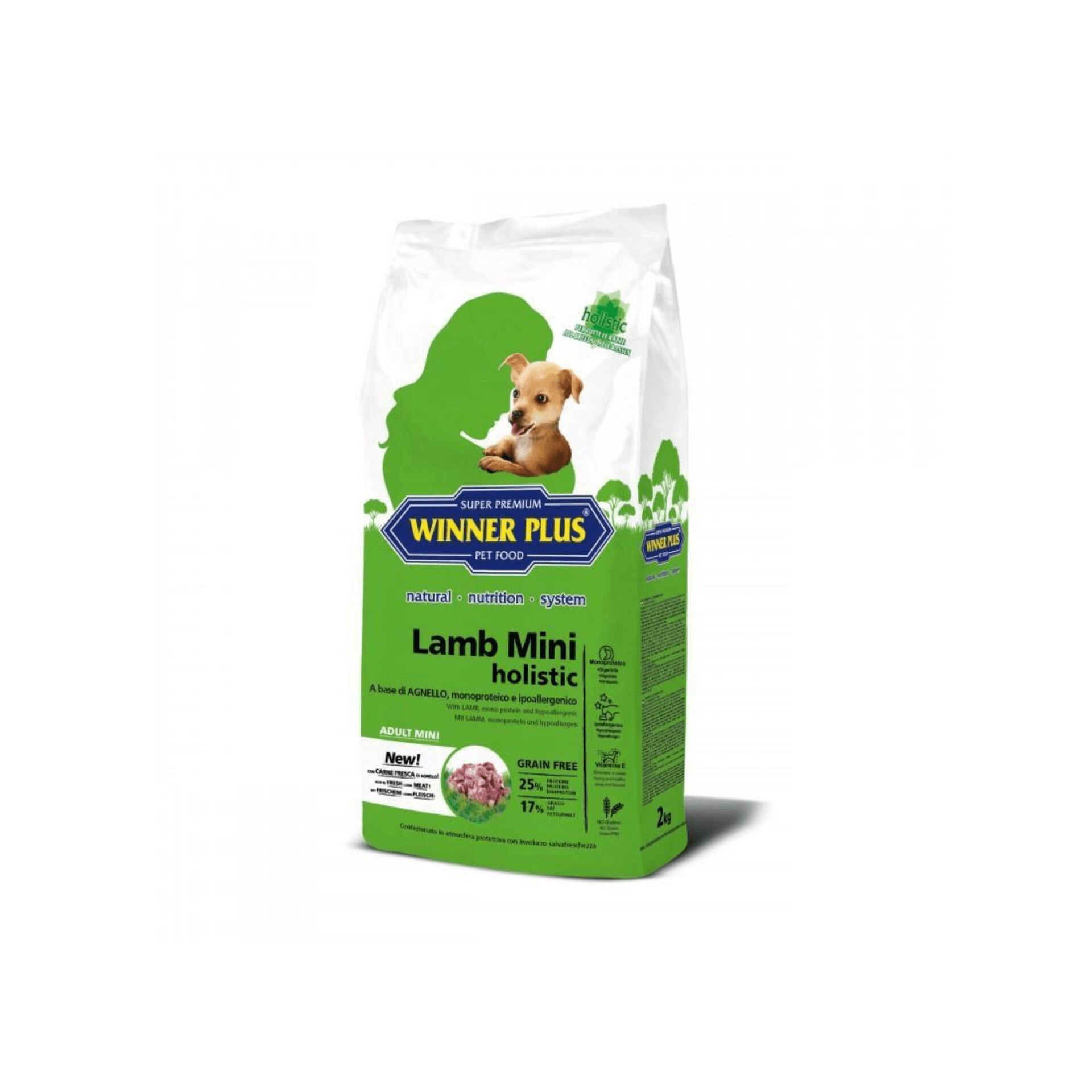 Winner Plus Pienso Hol&iacute;stico De Cordero Para Perros Mini 2 Kg, , large Imagen numero 1