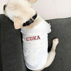 Camiseta con el nombre de tu mascota personalizable para perros color Blanco, , large image number null