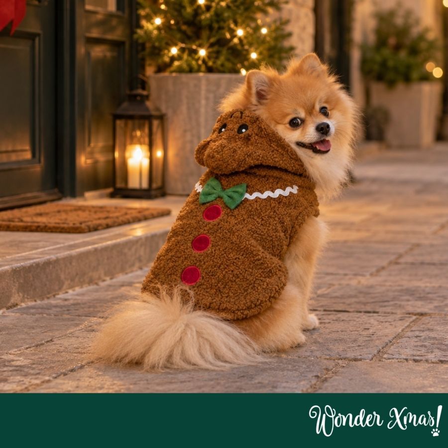Wonder Christmas Disfraz Galleta Jengibre para perros, , large Imagen numero 2