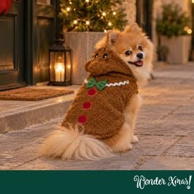 Wonder Christmas Disfraz Galleta Jengibre para perros