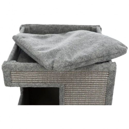 Rascador cueva para gatos color Gris, , large Imagen numero 4