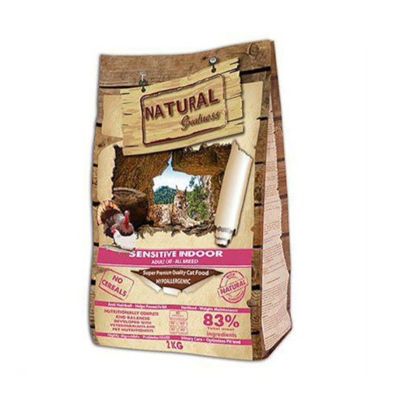 Natural Greatness Sensitive Indoor pienso para gatos, , large image number null