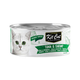 Kit Cat At&uacute;n con Camarones Gelatina Lata para gatos