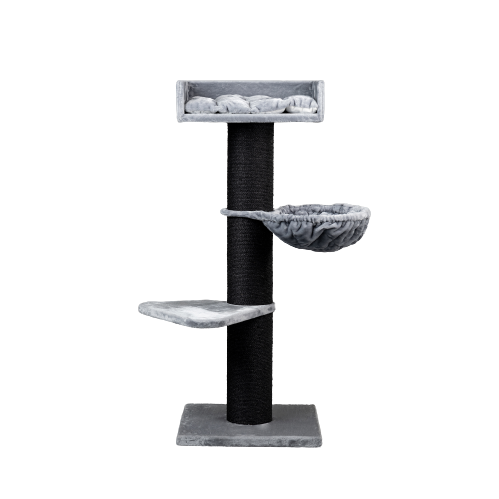 Rascador Royalty de luxe color Gris y Negro, , large Imagen numero 1