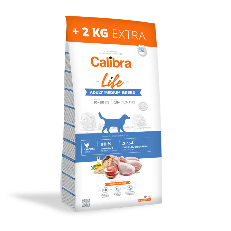 Calibra Life Adult Medium Pienso Pollo para perros medianos