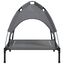 vidaXL Cama para perros con dosel antracita tela oxford y acero, , large indicador imagen numero 8