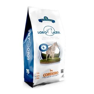 Lobo azul pienso sabor cordero para perros adultos