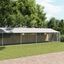 vidaXL Jaula de perros techo y puerta acero galvanizado gris 2x2x2 m, , large indicador imagen numero 6
