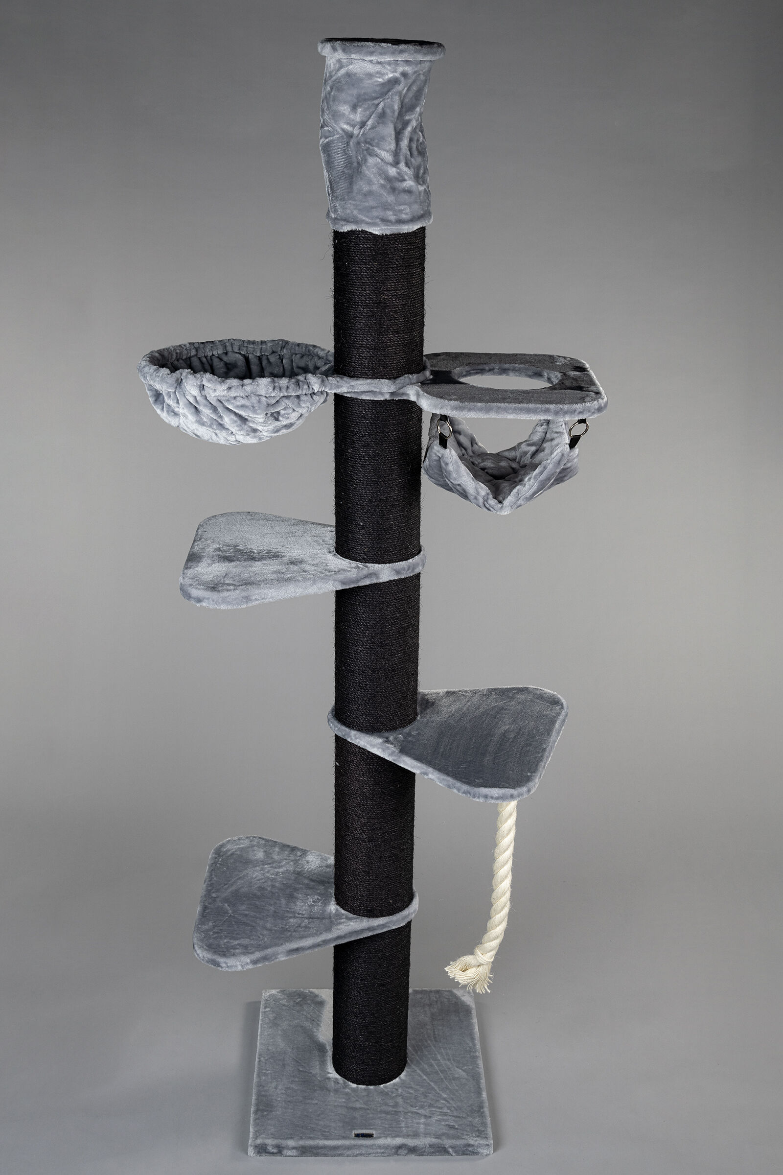 Rascador Maine Coon Tower Crown para gatos color Gris oscuro y gris claro, , large Imagen numero 4