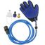 Guante de agua limpiador de perros. Ducha manual para mascotas con manguera y adaptadores, , large indicador imagen numero 1