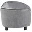 Vidaxl sofá de felpa gris para perros, , large indicador imagen numero 5