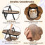 COSTWAY Gabinete para Gatos, Mesa de Noche Casa para Gatos con Estante de 2 Niveles en Forma de A Mueble de Madera para Mascotas para Dormitorio Sala de Estar, , large indicador imagen numero 5
