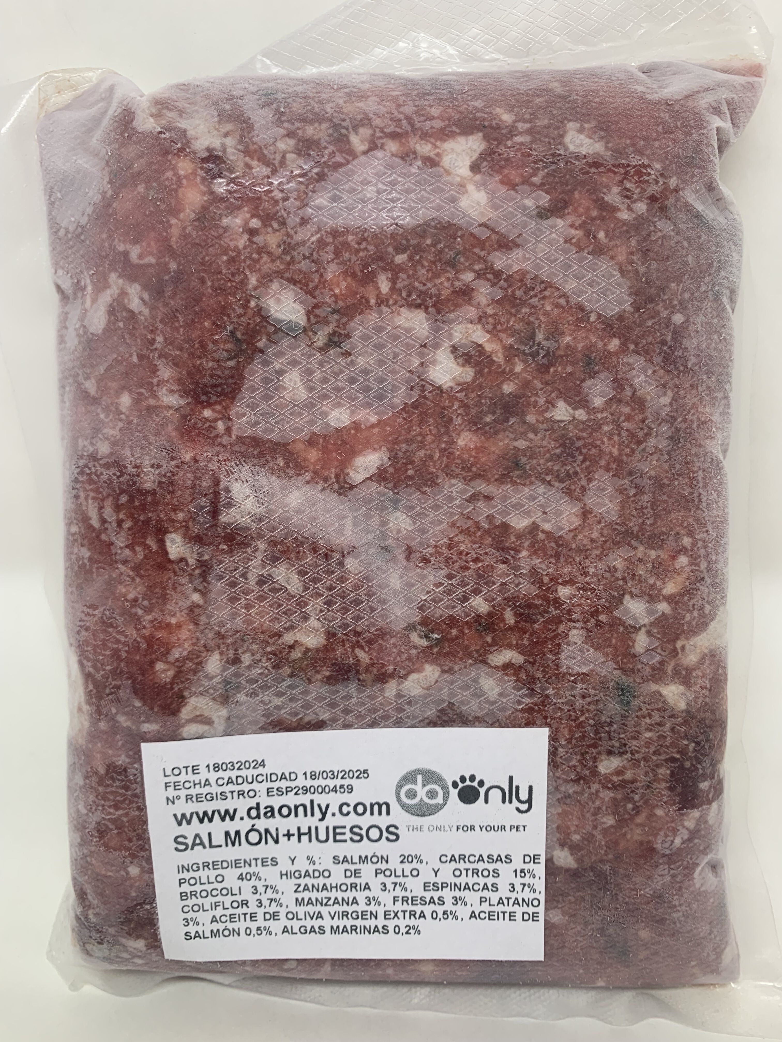 Men&uacute; Salm&oacute;n con huesos para perros y gatos Pack 10 unidades, , large Imagen numero 4