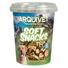 Huesitos y corazones Soft snacks mix Arquivet para perros sabor Buey, Cordero, Pollo y Salmón, , large image number null