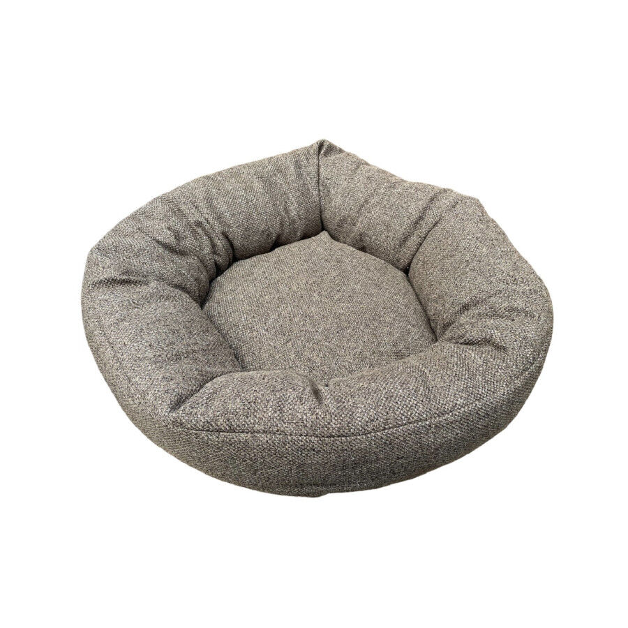 Cesta para Gatos Redonda Poli&eacute;ster Marr&oacute;n, , large Imagen numero 1