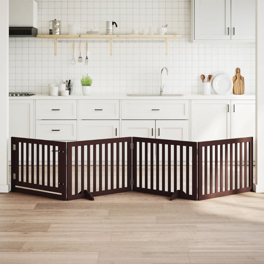 VidaXL Puerta Plegable Madera para Perros thumbnail