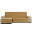 Vipalia Protector Funda Chaise Longue Lisa. Cubresofa Chenilla. Diseño Elite. Color Ocre. Chaise Largo Izquierda, , large indicador imagen numero 4
