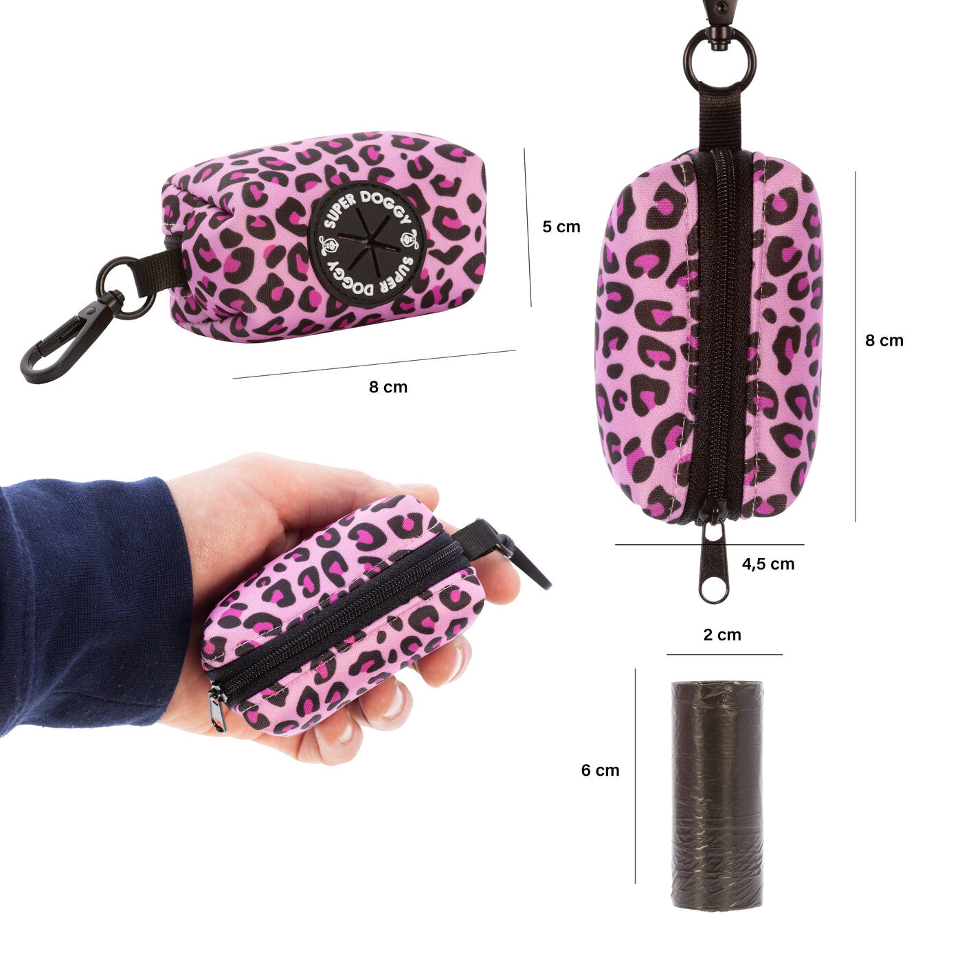 Portabolsas Pink Leopard, , large Imagen numero 3