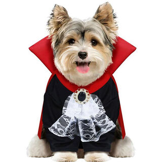 Guirca Disfraz de Vampiro Wooferatu para perros halloween