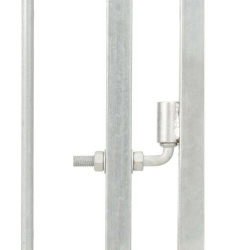 Perrera con paredes de acero color Plateado thumbnail