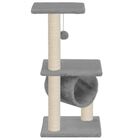 Rascador con postes de sisal para gatos color Gris, , large image number null