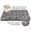 HOME MERCURY- Cama de Mascota, Colchón para Perro, Colchoneta Reversible Estampada Relleno de Espuma para Interior y Exterior. (Medium, Huesos), , large indicador imagen numero 3