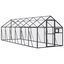 vidaXL Pajarera de aluminio gris antracita 179x100x185 m, , large indicador imagen numero 21