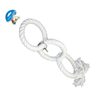 Duvo Juguete Cuerda 3 Anillos para Loros