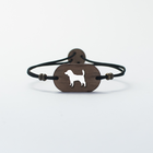 Pulsera de madera Beagle personalizable color Negro, , large image number null