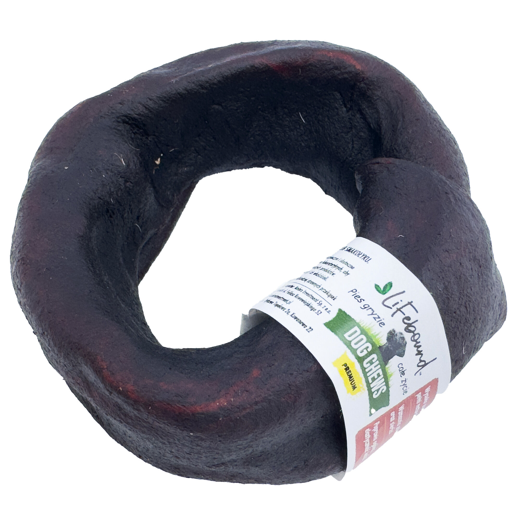 Lifebound Hueso masticable de cuero de ternera, anillo peque&ntilde;o, lote de 10, 8,9 cm, , large Imagen numero 1