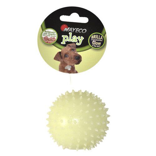 Nayeco pelota fluorescente rellenable para perro Imagen numero 1
