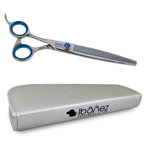 Tijera Boheme esculpir apta para peluquer&iacute;a canina ZURDOS. 17.5 cm., , large Imagen numero 2