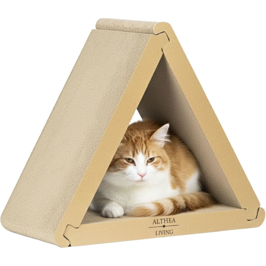 Althea Living - Rascador de cart&oacute;n para gatos Balandra, plegable, 6&nbsp;superficies&nbsp;de rascado, , large Imagen numero 2