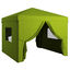 Outsunny Carpa Plegable 3x3 m Cenador de Jardín con 4 Paredes Laterales 2 Ventanas de Malla Altura Ajustable Bolsa de Transporte Impermeable y Anti-UV para Camping Fiestas Verde, , large indicador imagen numero 1