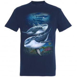Camiseta Fiesta Delfines color Azul