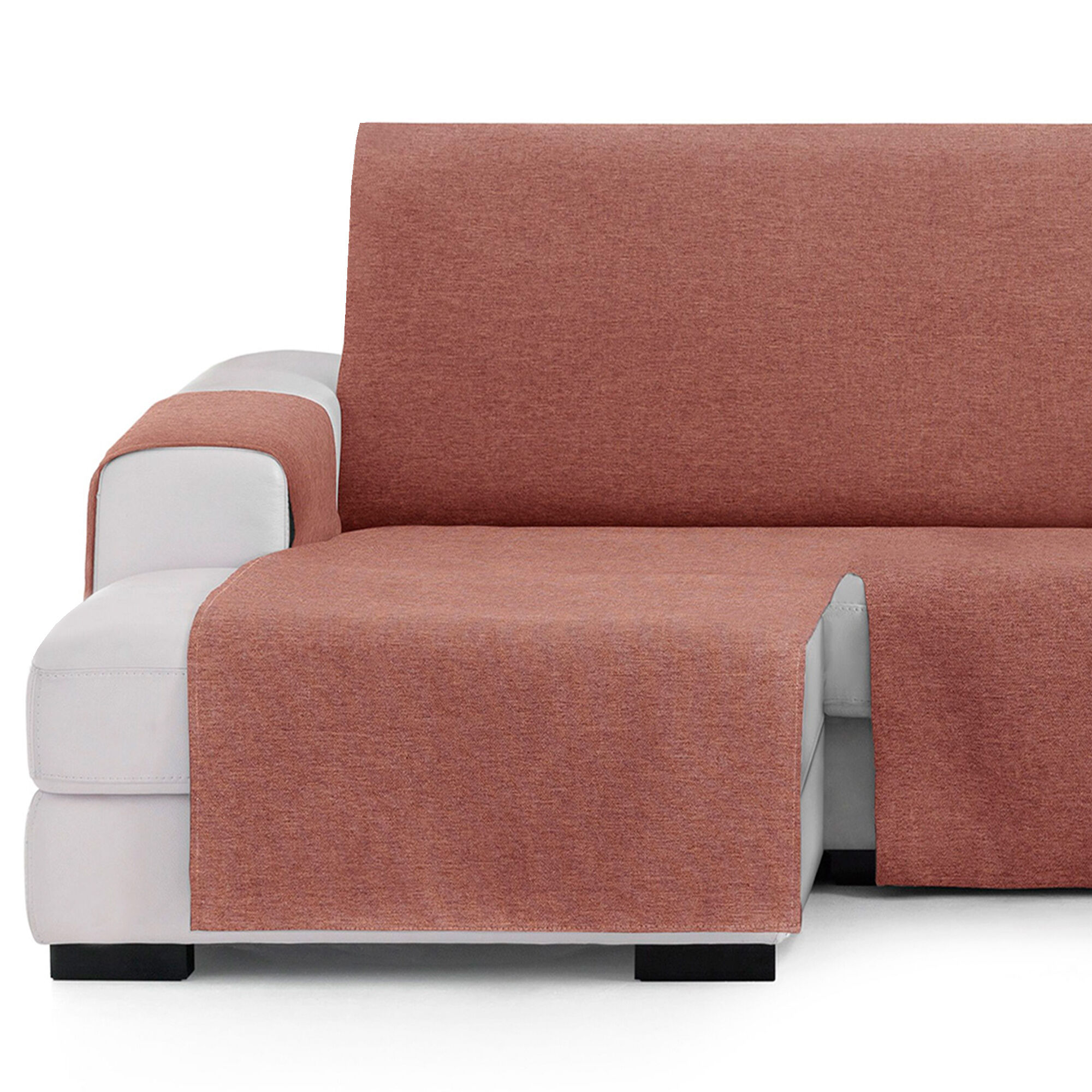 Vipalia Protector Cubre Sof&aacute; Chaise Izquierdo 290 Color Teja Modelo Brisa, , large Imagen numero 2