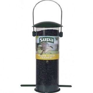 Comedero para semillas de cardo para pájaros de jardín