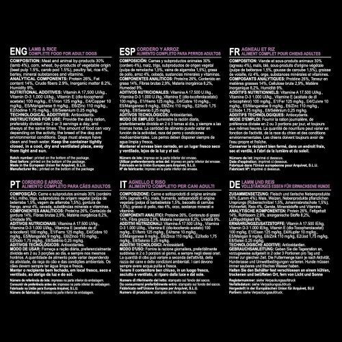 Arquivet original pienso cordero y arroz para perros adultos, , large Imagen numero 4