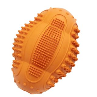 Flamingo Juguete Dental Ruffus Futbol Americano Naranja para perro