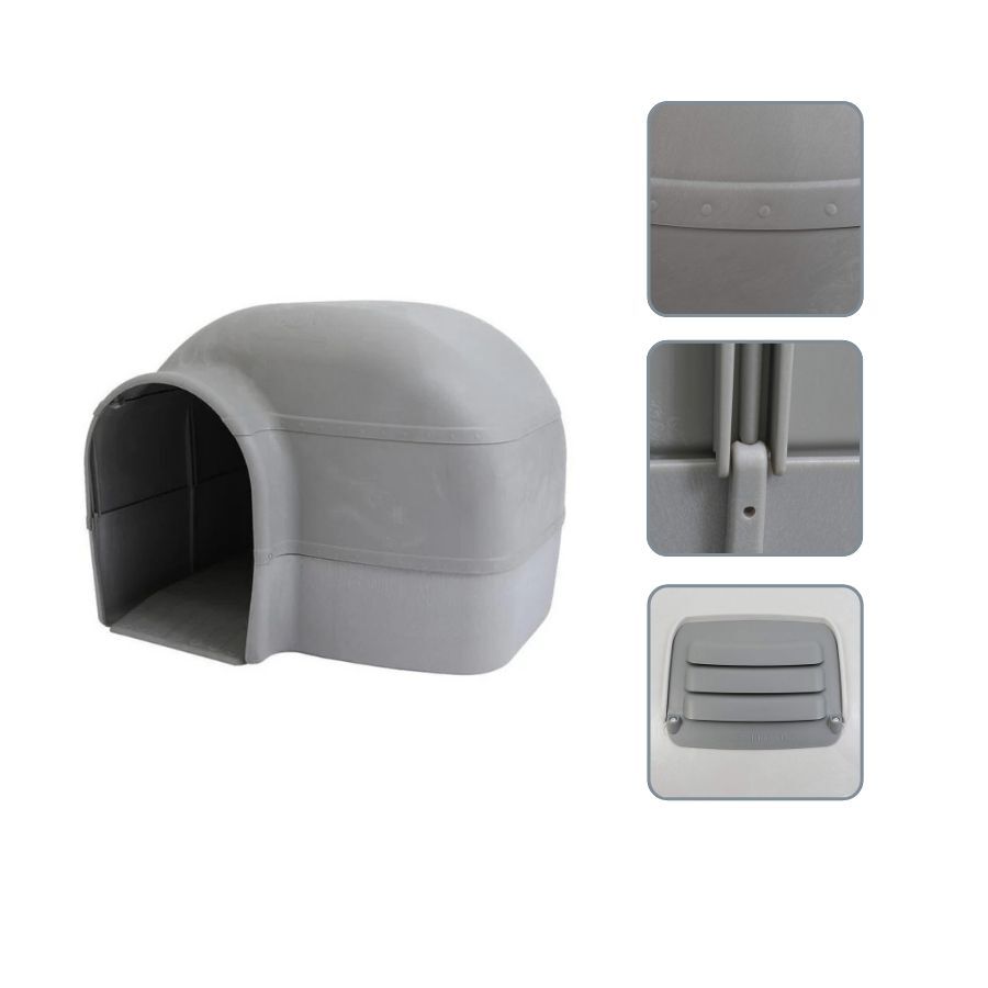 Petmate Husky Casa de Pl&aacute;stico para perros, , large Imagen numero 4