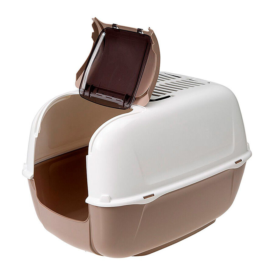 Ferplast Prima Cabrio Caseta Higi&eacute;nica Rosa para gatos, , large Imagen numero 1