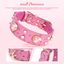 PawView Collar para Perro de Cuero Rosado con Cristales de Coraz&oacute;n y Placa de Identificaci&oacute;n QR Inteligente - Elegante, Seguro y Ajustable, , large indicador imagen numero 2