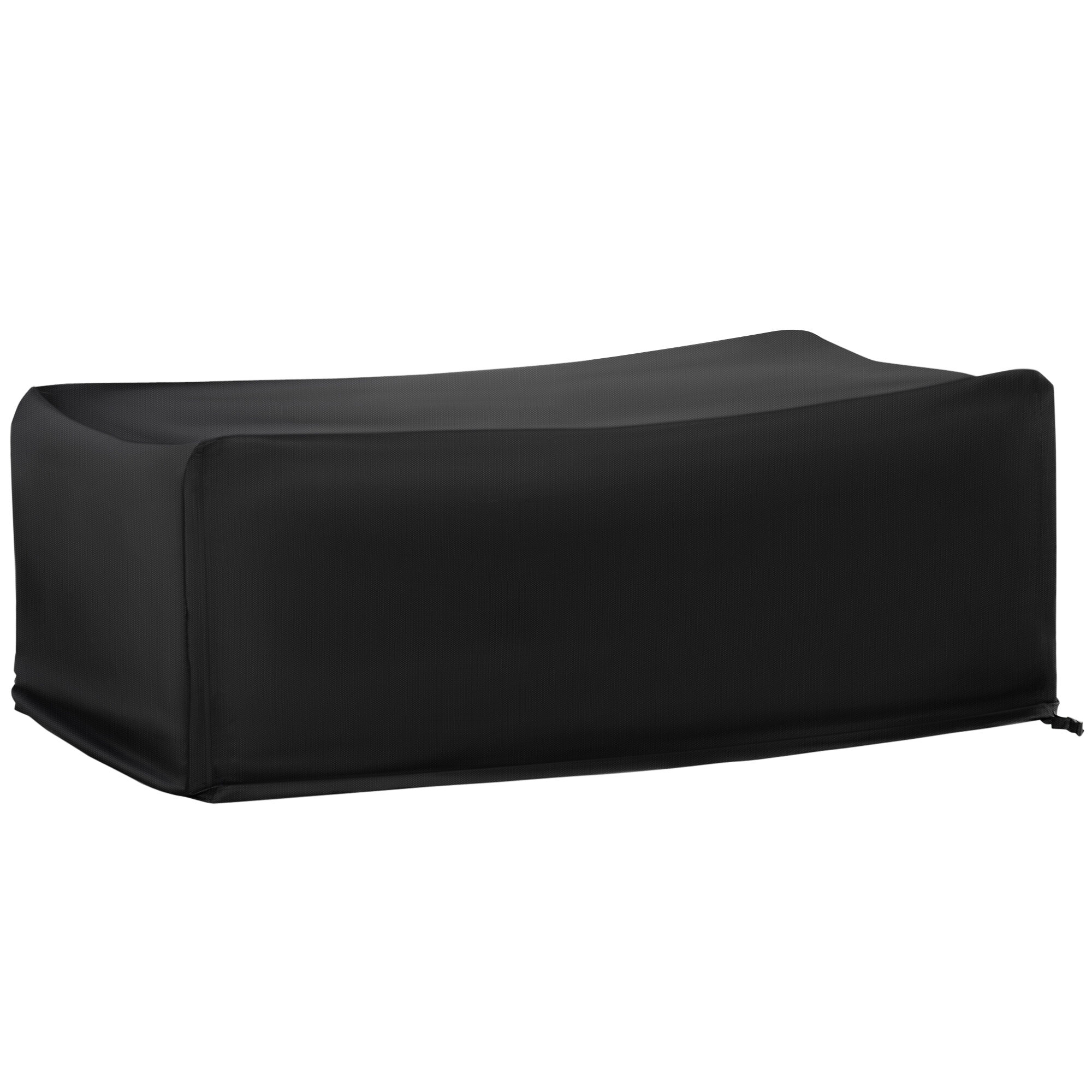 Outsunny Funda Protectora para Muebles de Jard&iacute;n 154x94x66 cm Cubierta de Muebles de Mesas Exterior Tela Oxford 600D Impermeable con Hebillas para Patio Terraza Negro, , large Imagen numero 1