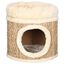 VidaXL Casa y rascador para gato color Beige, , large indicador imagen numero 2