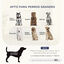 PawHut Sofá para Perros Grandes Cama Elevada para Perros con Patas de Madera y Cojín Lavables Cama para Mascotas Carga 30 kg 96x66x24 cm Azul, , large indicador imagen numero 4