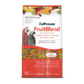 ZuPreem FruitBlend Medium Large & Large pienso para pájaros