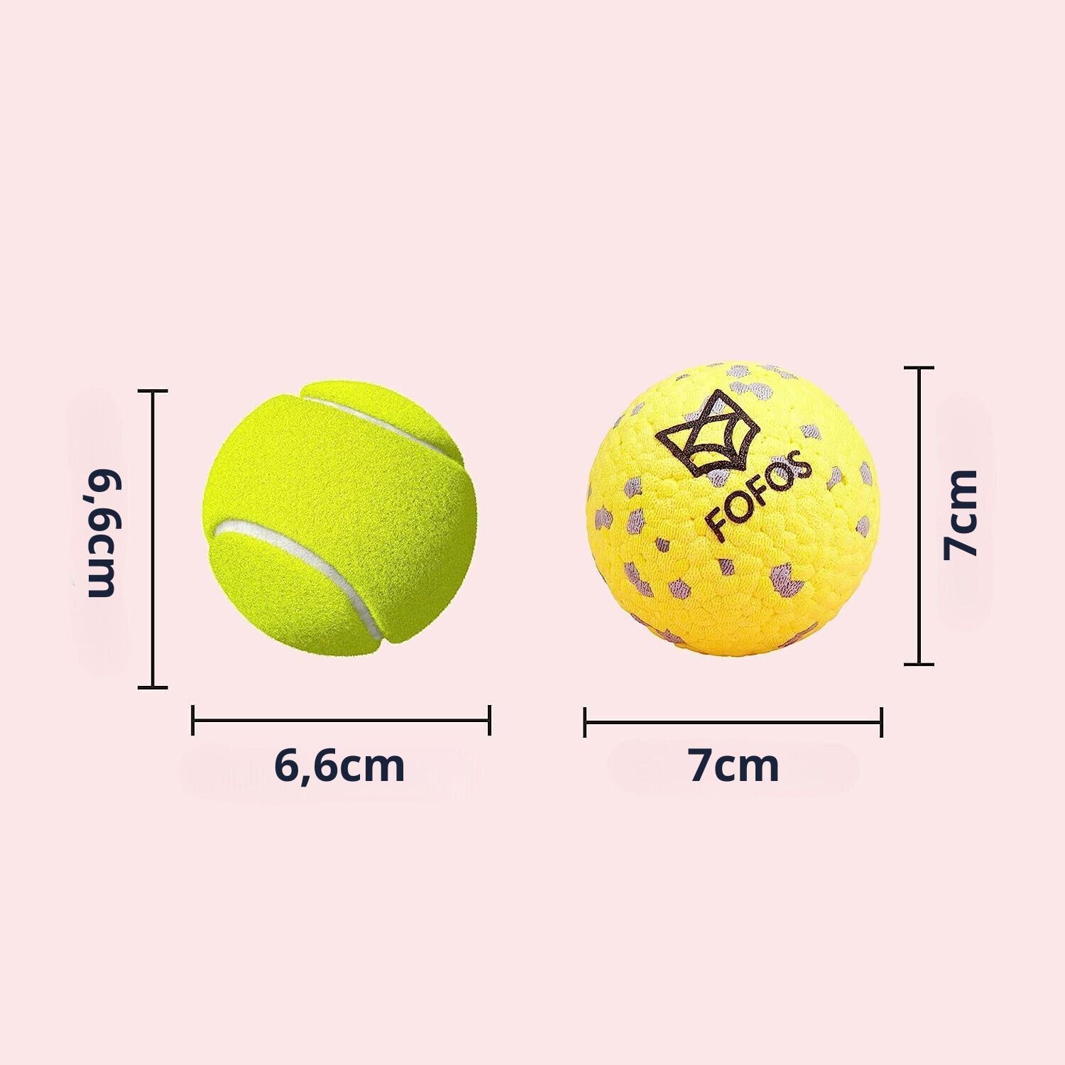 FOFOS |Super Pelota Saltarina Resistente (Amarilla)  - Para Perro, , large Imagen numero 2