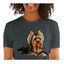 Mascochula camiseta mujer personalizada con tu mascota gris oscuro, , large indicador imagen numero 1