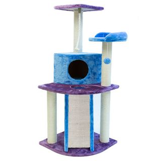 TK-Pet Lira Rascador con Refugio y Rampa para gatos
